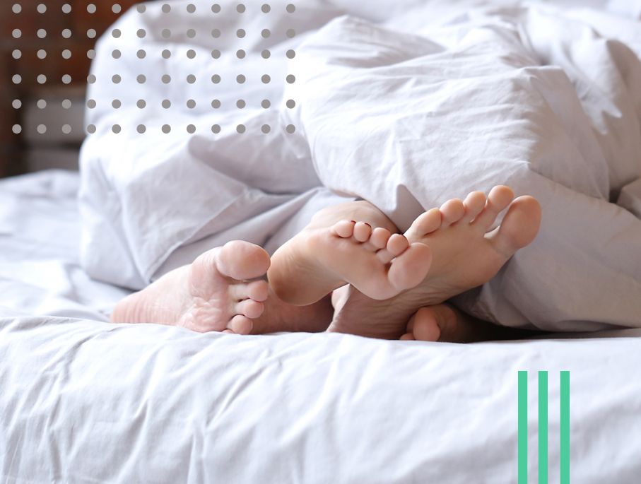 Sleeping couple